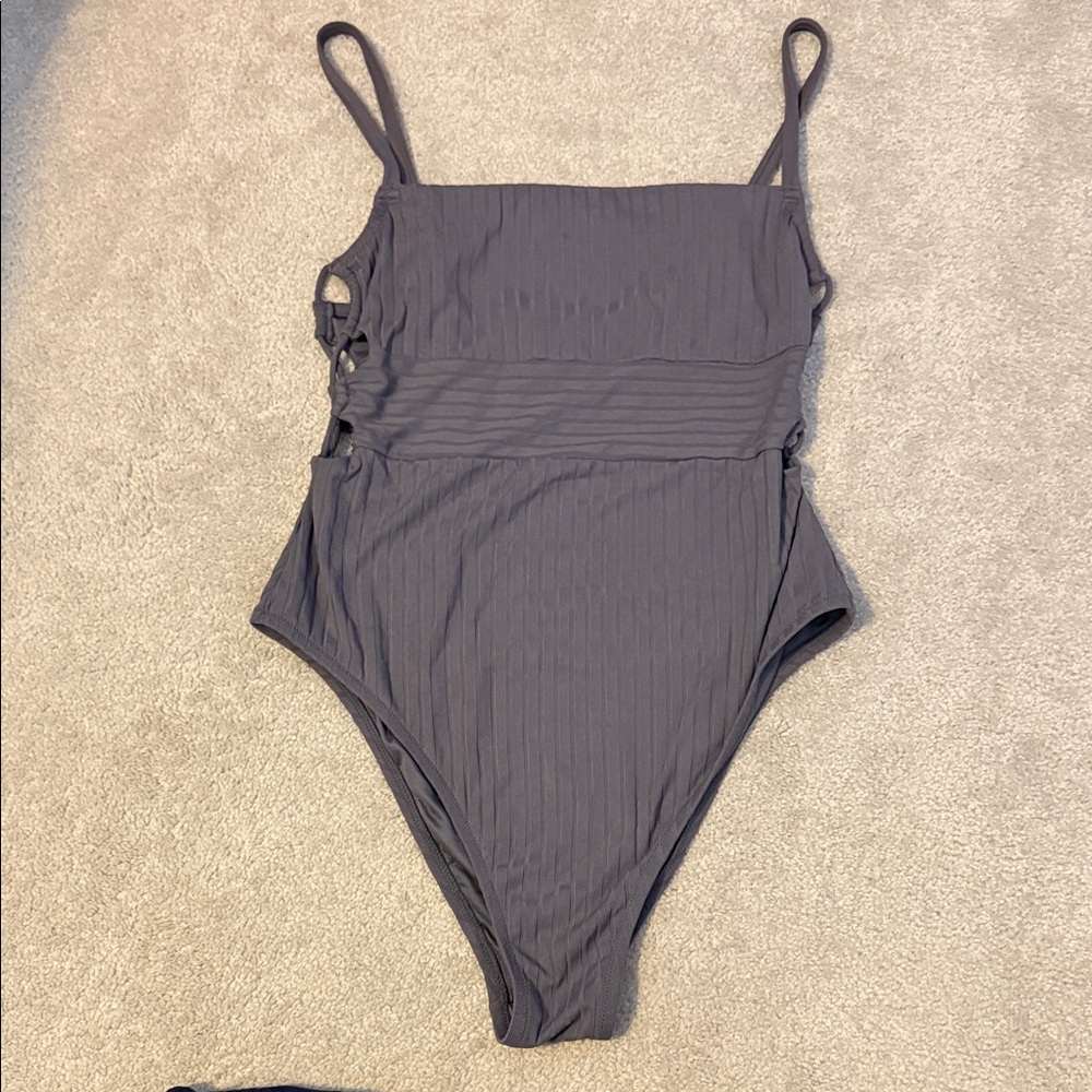 Shade Shore L dark gray one piece